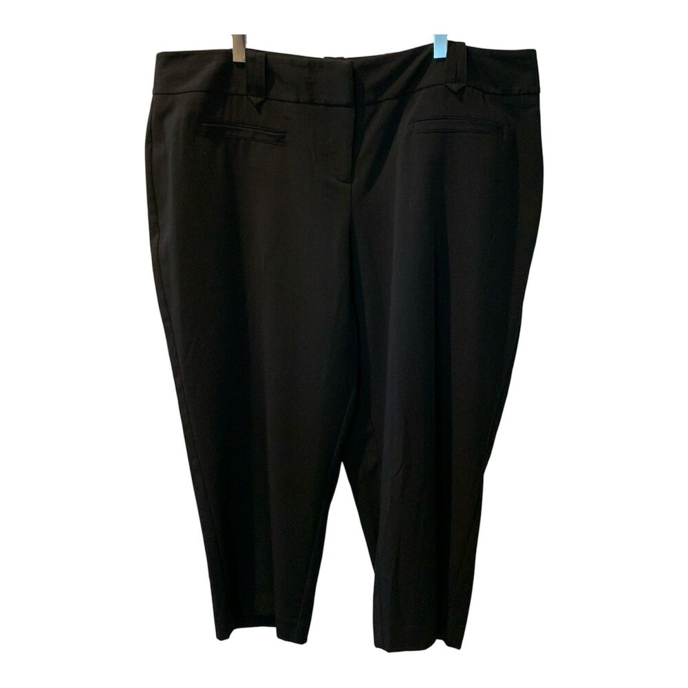 APT.9 Women’s Black Ava Fit Dress Pant Slacks Ankle Length Size 18 NWT